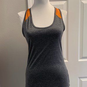 NWOT‎ Orangetheory Tank, Grey & Orange, Small